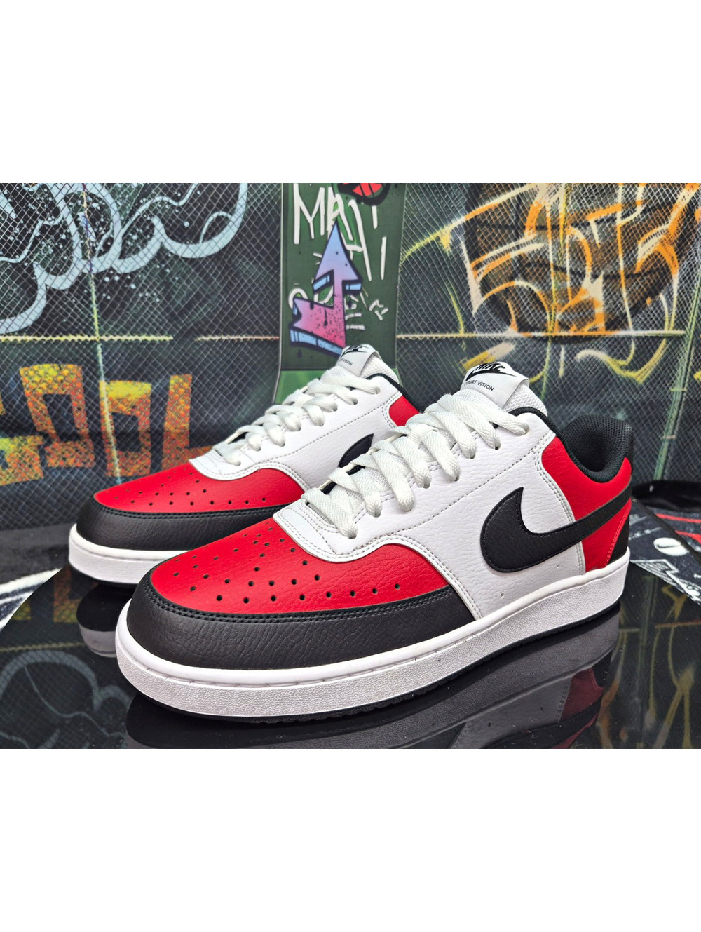 Nike Court Vision Low Red/White/Black Men’s US 11 IO9112-657